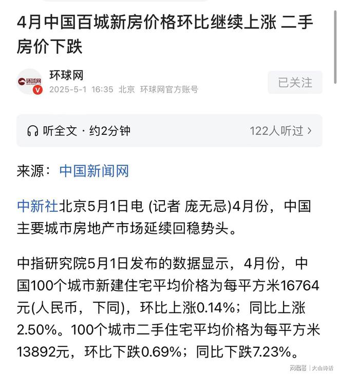震撼！4月份楼市数据出炉！房价房租所有大城市表现几乎一致…(图4)